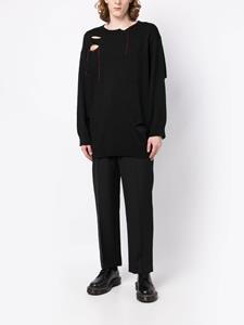 yohjiyamamoto Yohji Yamamoto Trui met lange mouwen - Zwart