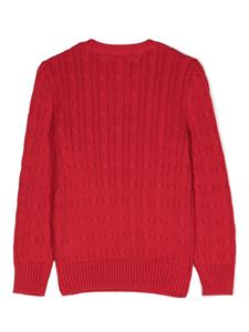 Trui met geborduurd logo - Rood