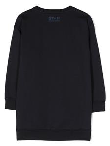 goldengoosekids Golden Goose Kids Sweaterjurk met pailletten - Blauw