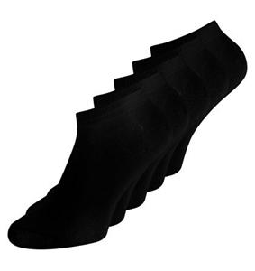 Name it Jack & jones 5-paar jongens sneaker sokken - zwart