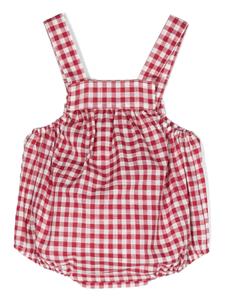 Siola Shorts met gingham ruit - Rood