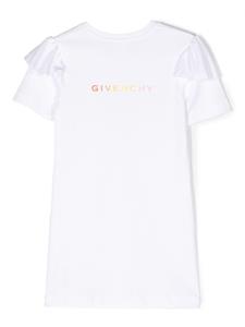 givenchykids Givenchy Kids T-shirt met logoprint - Wit