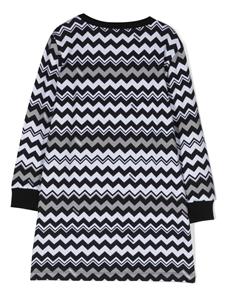 missonikids Missoni Kids Shorts met zigzag-print - Zwart