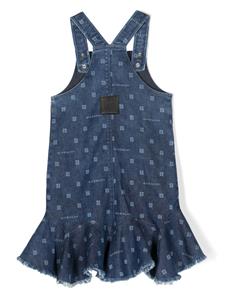 givenchykids Givenchy Kids Mini-jurk met logoprint - Blauw