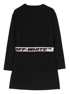 Off-White Kids Jurk met logoprint - Zwart