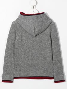 Fay Kids Hoodie met logopatch - Grijs