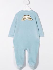 Marie-Chantal Romper met fluwelen-effect - Blauw