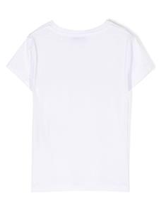 goldengoosekids Golden Goose Kids T-shirt verfraaid met kristallen - Wit
