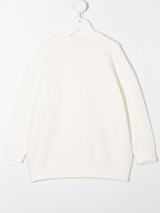 Moncler Enfant Sweater met logoprint - Wit