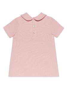 guccikids Gucci Kids Jersey jurk met geborduurd GG-logo - Roze