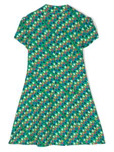 philosophydilorenzoserafinikids Philosophy Di Lorenzo Serafini Kids T-shirtjurk met print - Groen