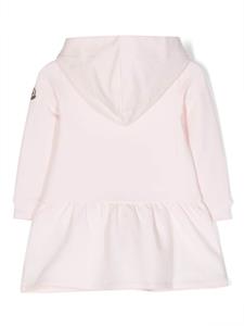 monclerenfant Moncler Enfant Jurk met geborduurd logo - Roze