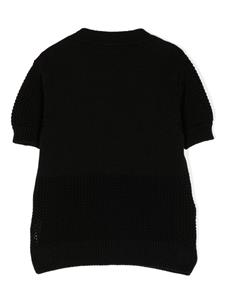 msgmkids MSGM Kids Gebreide top - Zwart