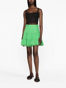 charoruizibiza Charo Ruiz Ibiza Gelaagde mini-rok - Groen