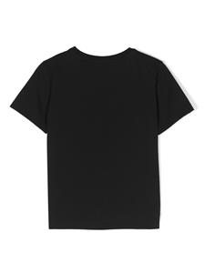 givenchykids Givenchy Kids T-shirt met logo-applicatie - Zwart