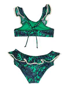 zimmermannkids ZIMMERMANN Kids Bikini met paisley-print - Blauw