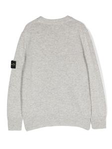 stoneislandjunior Stone Island Junior Trui met ronde hals - Grijs