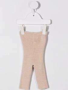 Babe And Tess Ribgebreide legging - Beige