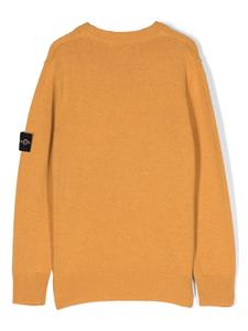 stoneislandjunior Stone Island Junior Trui met ronde hals - Geel