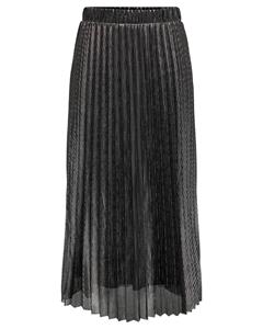Only Onlshow Shine Plisse Skirt Jrs 15310184 Black Gun Metal Foil
