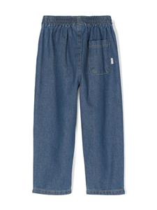 Knot Elm jeans met elastische tailleband - Blauw