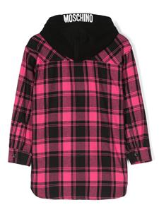 moschinokids Moschino Kids Geruite blousejurk - Roze