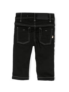 bosskidswear BOSS Kidswear Jeans met contrasterend stiksel - Zwart
