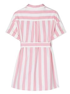 monclerenfant Moncler Enfant Gestreepte shirtjurk - Wit