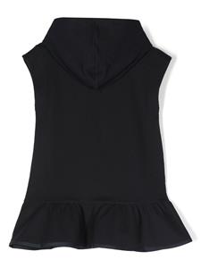 monclerenfant Moncler Enfant Mouwloze jurk met capuchon - Blauw