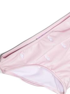 Bikini met geborduurd logo - Roze