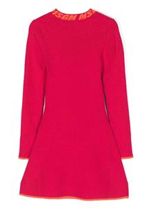 msgmkids MSGM Kids Intarsia jurk - Roze