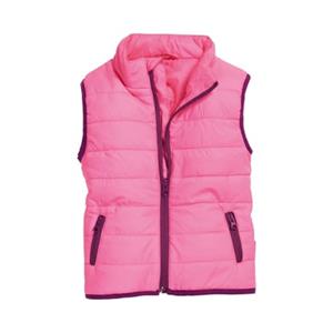 Gewatteerd vest roze