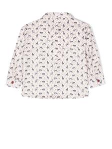 pazrodriguez Paz Rodriguez Shirt met grafische print - Beige