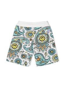 Barrow kids Shorts met grafische print - Wit