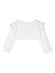 missblumarine Miss Blumarine Vest verfraaid met logo - Wit