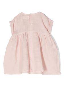 teddy&minou TEDDY & MINOU Jurk met korte mouwen - Beige