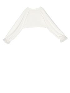 Monnalisa Cropped vest - Wit