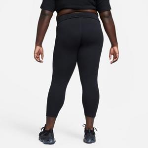 Nike Sportswear Classics 7/8-legging met hoge taille voor dames (Plus Size) - Zwart