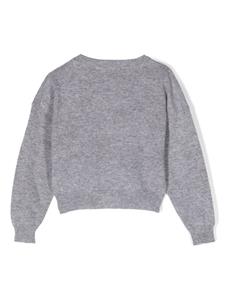 Monnalisa Vest met V-hals - Grijs