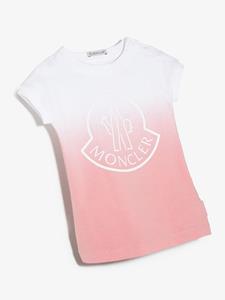 monclerenfant Moncler Enfant T-shirtjurk met kleurverloop - Wit