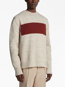 Zegna Oasi crew-neck cashmere jumper - Wit