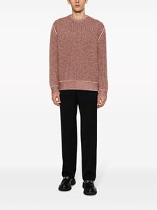 Zegna Trui met jacquard - Rood