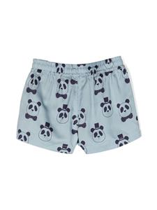 Shorts met print - Blauw