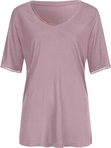 Your Look... for less! Dames Shirt met V-hals mauve Größe