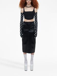 marcjacobs Marc Jacobs Reflecterende midi-rok - Zwart