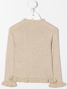 stellamccartneykids Stella McCartney Kids Trui met ruches - Goud