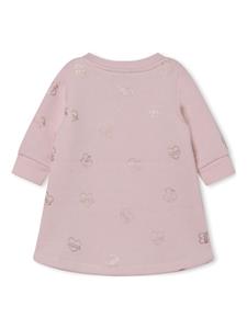 BOSS Kidswear Jurk met logoprint - Roze