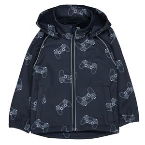 Staccato Softshell jas donker marine gedessineerd