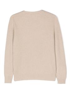 brunellocucinellikids Brunello Cucinelli Kids Kasjmier trui - Beige