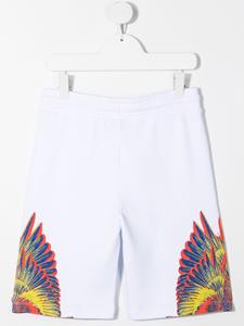 Marcelo Burlon County Of Milan Kids Trainingsshorts met vleugelprint - Wit